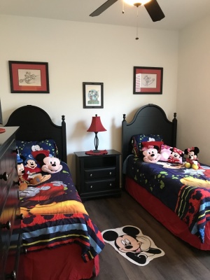 Mickey/Minnie Twin Bedroom